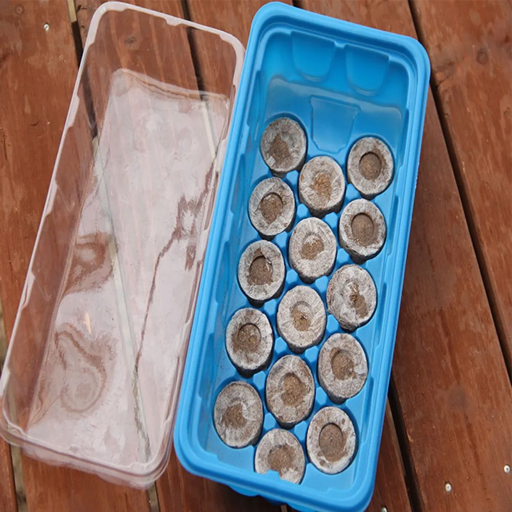 

50pcs 3Cm Mini Peat Pellets Compressed Planting Soil For Seedling Growth High Transplant Success Rapid Breeding Starter Peat