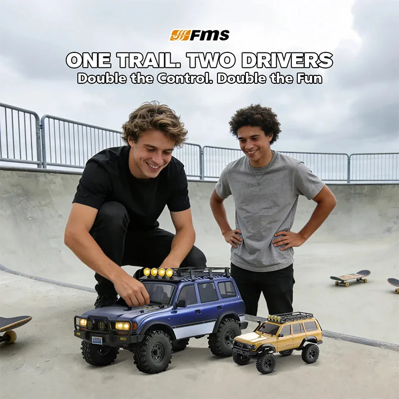 FMS FCX10 LC80 PRO V2 Brushless Simulation Official Authorization With High And Low Speed Remote Control Off-Road Climbing Car
