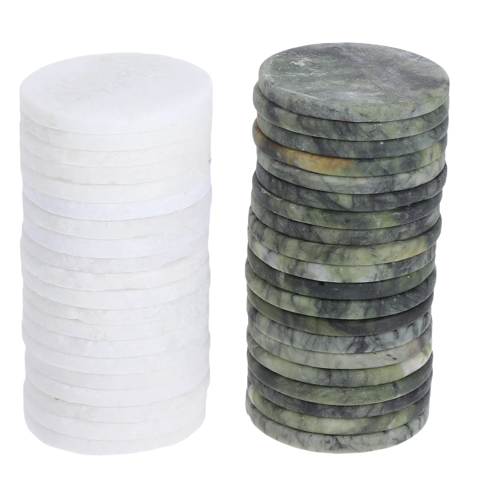 40Pcs Natural Flat Skipping Stones River Rocks for Water Skimming Beach Lake Pool Outdoor Game Kids Learning