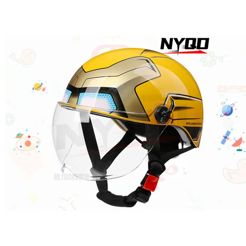 Child helmet Men girl electric scooter helmet in autumn  winter motorbike helm motorcycle flip cotton kids helmet