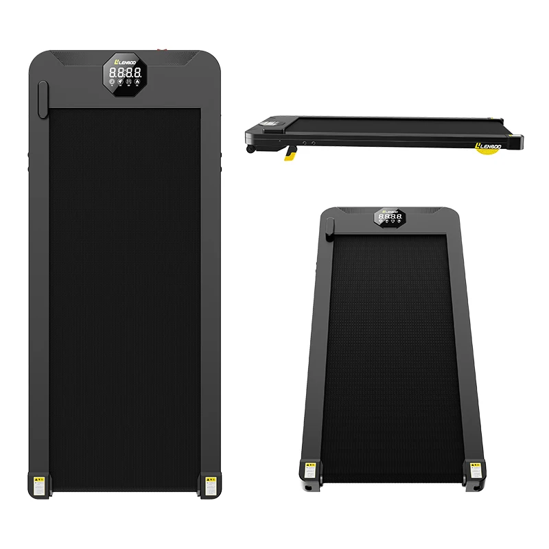 Portable Electric Treadmill 2.0HP Motor 220lbs Capacity CE Certified Desk Walking Pad LED Screen Manual Incline 1-6km/h Home