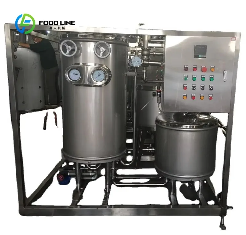High Quality Milk Pasteurizer With Finished Goods Tank With Factory Price