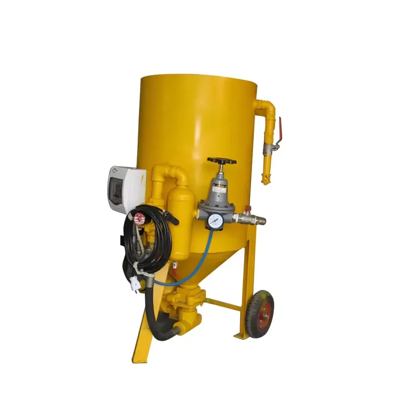 Small Hand Held Portable Pneumatic Vacuum Dry Blasting Surface Shipyard Sandblaster