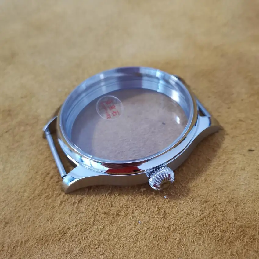 Watch accessories modified watch 41mm Stainless steel watch case pumpkin shape crown Suitable for ETA6497 6498 Seagull ST36