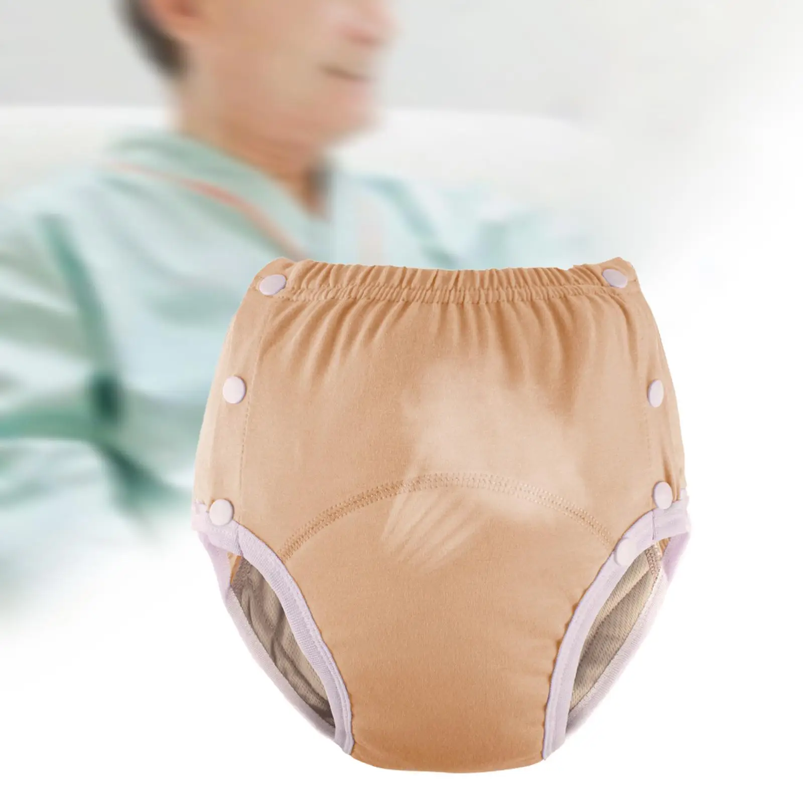 Adult Cloth Diaper Washable Nappy Cover Incontinence Underwear Leak Proof Waterproof Adult Cloth Diaper Waist 66-100cm