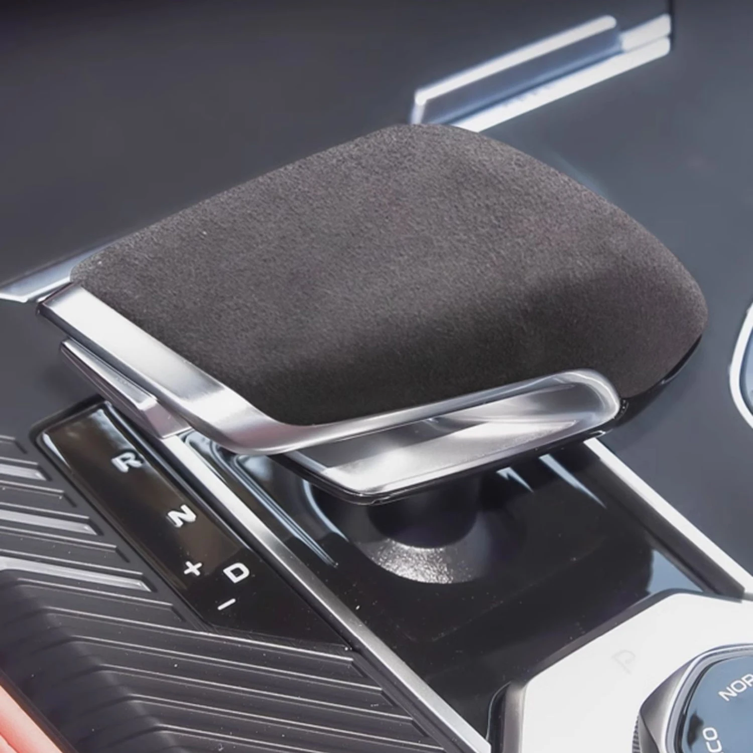 

Car Interior Alcantara Suede Cover Gear Shift Collar Wrap for CHANGAN UNI-K 2021 2022 2023 2024