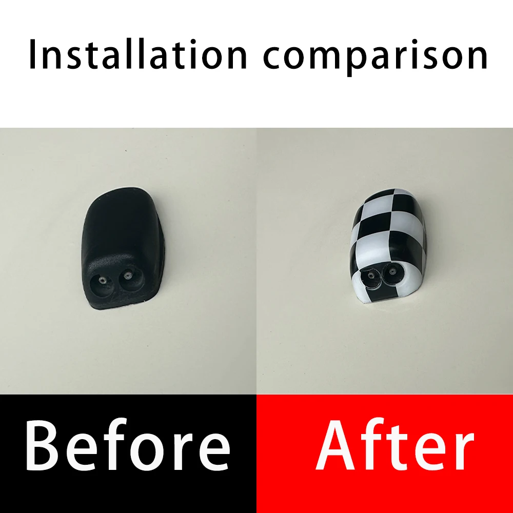 Union Jack Car Wiper Water Spray Nozzle Covers For MINI Cooper S One Countryman Clubman R60 R55 R56 R57 R58 R50 uto-Accessories