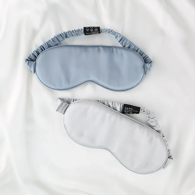 Birdtree,19MM 100% Silk Eye Patch Shading Sleep Eye Mask,Double-layer Silk,Plain Satin Travel Relax Cover Eyeshade A61217JF