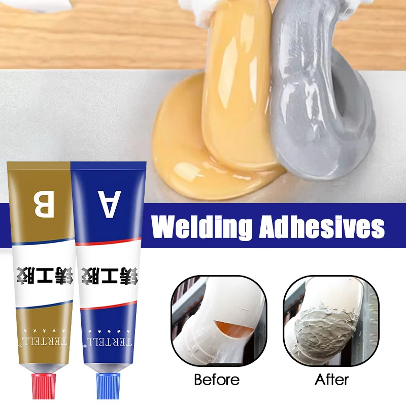 20/100/200/300g AB Sealant Metal Repair Adhesive Heat Resistance Cold Welding Glue High Strength Repair Casting Adhesive Agent