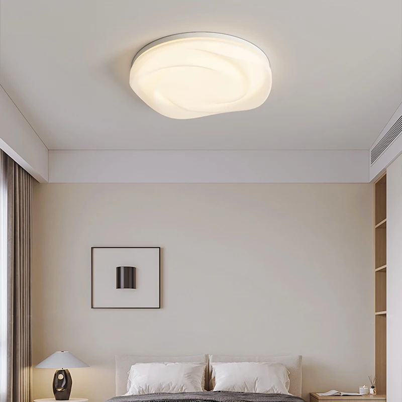 Luzes Pingente Branco Moderno, LED Estilo Creme, Luz Pendurada para Quarto, Estudo, Sala de estar, Nórdico, Decoração da sala de jantar