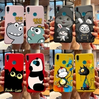 vintage Protection Phone Case Fro Huawei Y9 2019 Silicone Soft Cover Fro Huawei Enjoy 9 Plus  Shockproof Bumper