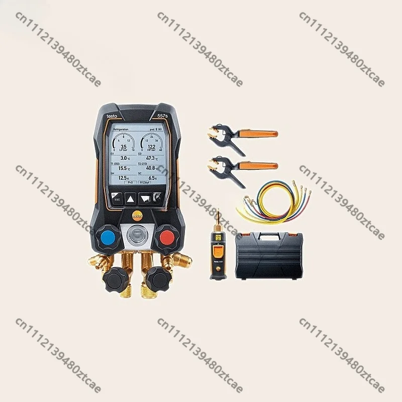

Smart Vacuum Digital Manifold Bluetooth 2-Way Valve Block Temperature Probes Clamp