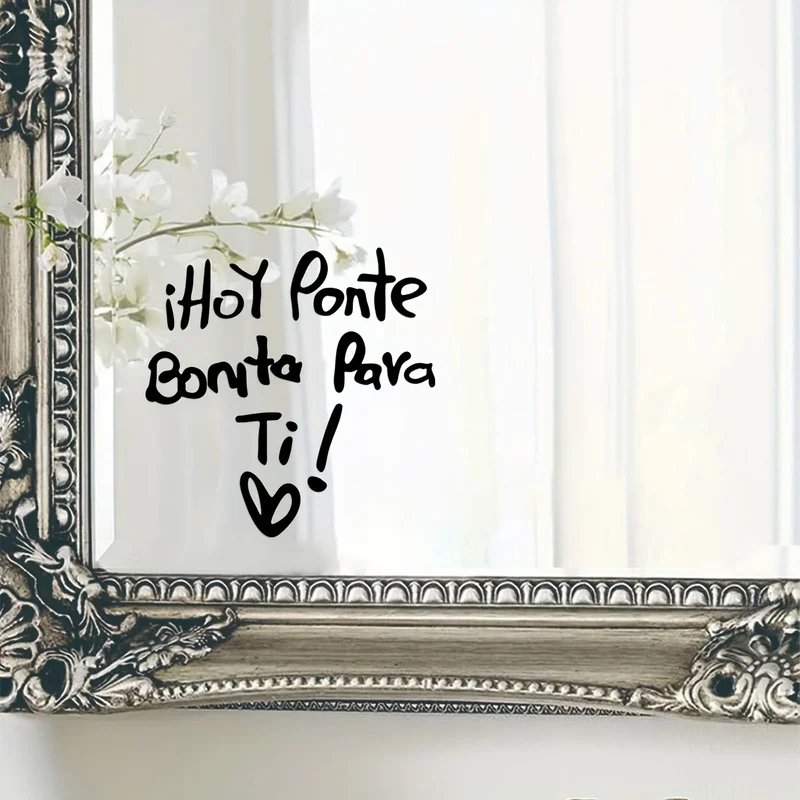 Today, Make Yourself Shine Stickers for Your Living Space, Bathroom, Dressing Mirror, Car, Doors, Windows, And Home Decor