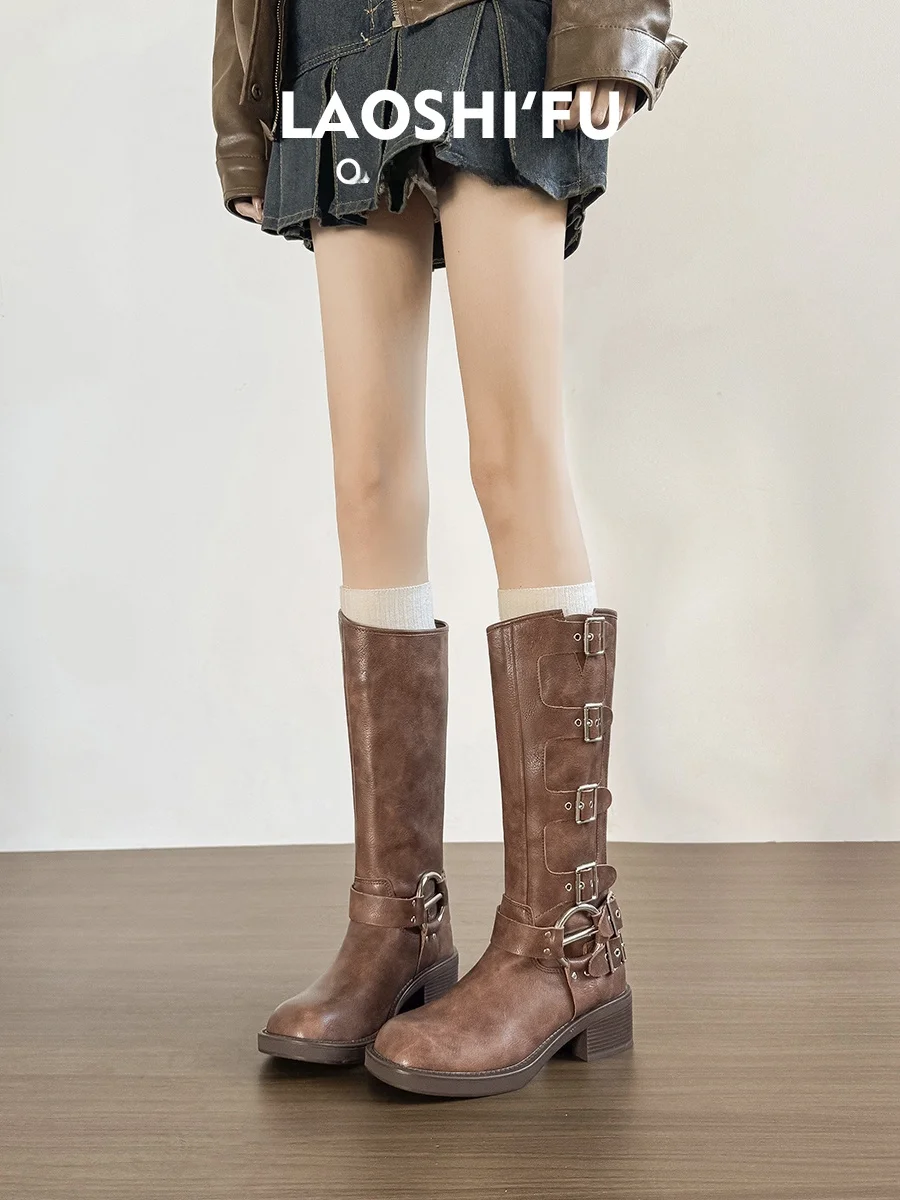 bottes-hautes-au-dessus-du-genou-pour-femme-miu-nouvelle-collection-2025-retro-marron-ceinture-bleue-bottes-de-cow-boy-western-bottes-de-chevalier-tendance-coreenne