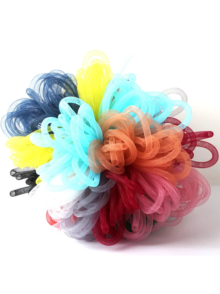 OlingArt 4/8mm 5M/Lot Wholesale Colorful Mesh Bracelet Jewelry DIY Fitting With Crystal Stones Filled Necklace Choker Daily Wear