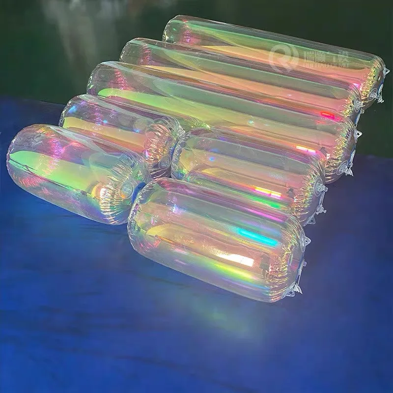 Inflatable Column Mirror Balloon Colorful Mirror Ball For Wedding Party Valentine's Day Decoration Inflatable Outdoor Toys