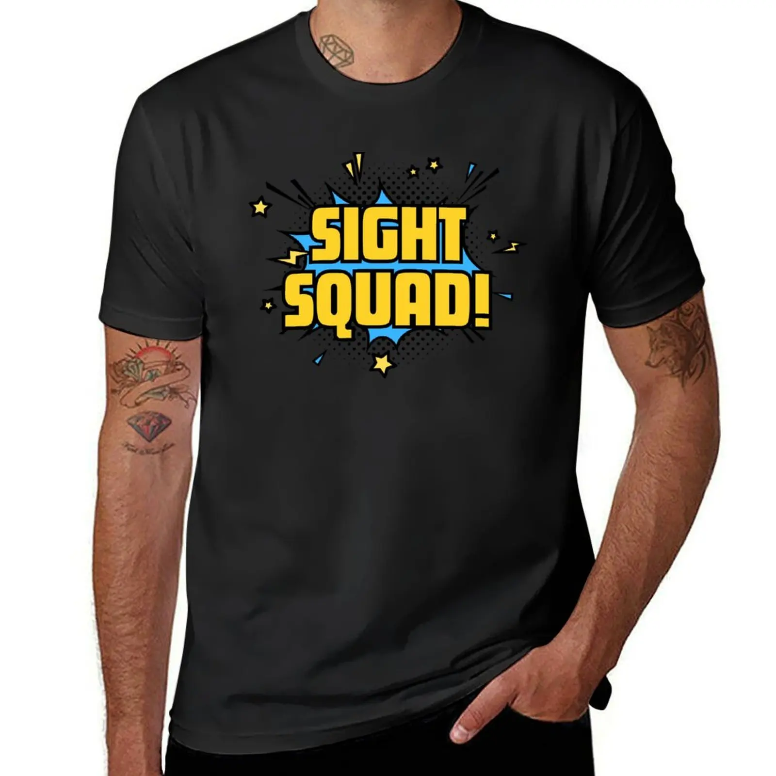 Sight Squad T-Shirt heavyweights blanks cute tops funny t shirts for men