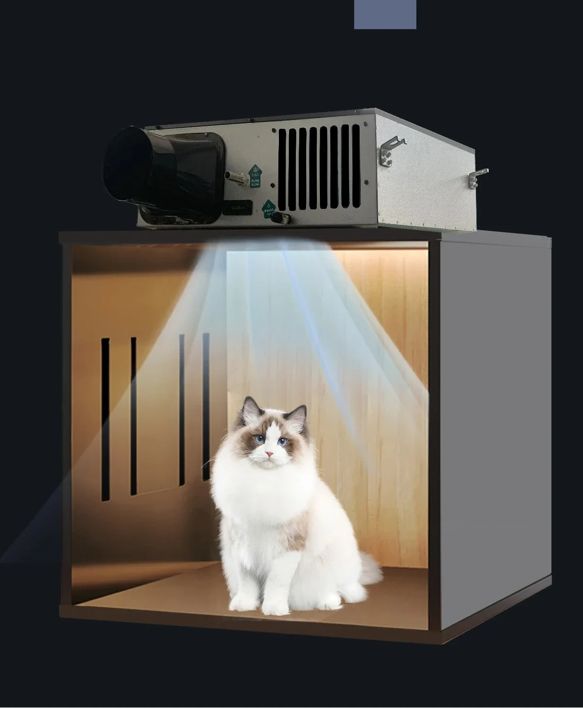 

pet special air conditioner cooling and heating dual-purpose blowing fan dog cat integrated no external machine household
