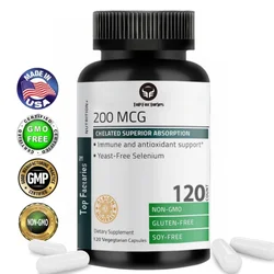 Top Factories Thyroid Support Complex Contains Selenium for Energy Levels, Metabolism, Fatigue and Brain Function