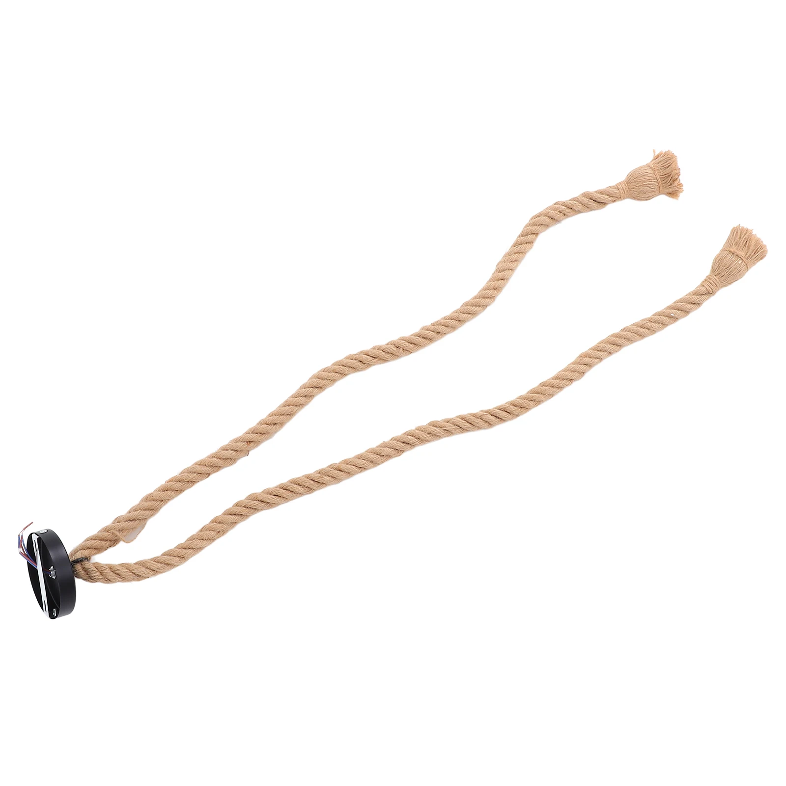 

Retro Industrial Style 1M Double Head Hemp Rope Pendant Light Fixtures for Cafe Bar Restaurant Decor Hanging Lamp Cord