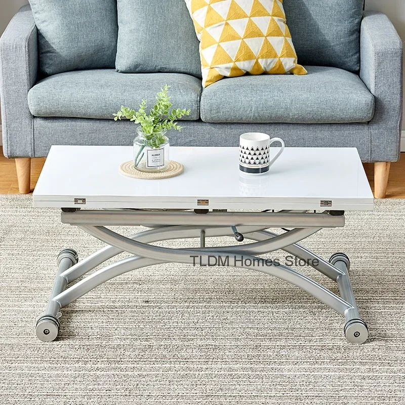 

Small White Coffee Tables Nordic Design Rectangular Coffee Tables Bedroom Minimalist Mesas Table Basse Pour Salon Home Furniture