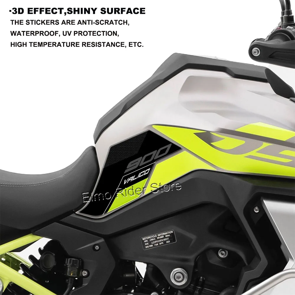 Autocollants de protection en résine précieuse 3D pour moto, coussin, Tyge Valico, 900DSX, 900DSX, 900DSX, 2024