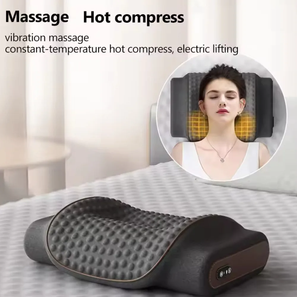

Cervical Spine Massage Heating Pillow Cervical Spine Care Improve Sleeping For Sleep Airbag Adjustment Neck Dredging Dedicated