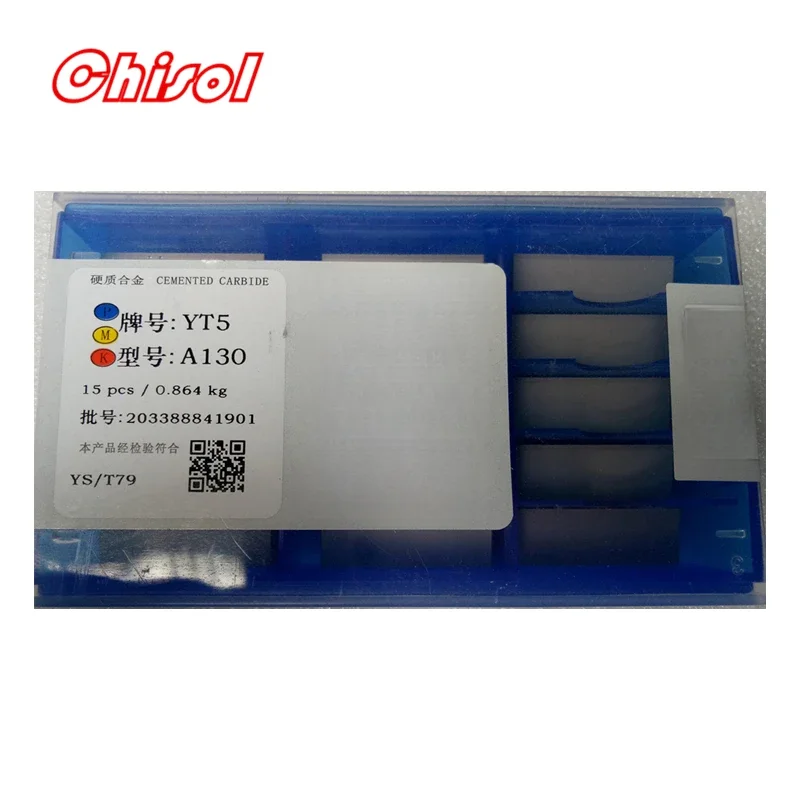 Inserções do Carboneto para Soldar Ferramentas de Corte A130 Yt5 Yw2 Yw1 Yt15 Yt14 Yg6 Yg8 15 Pcs Box
