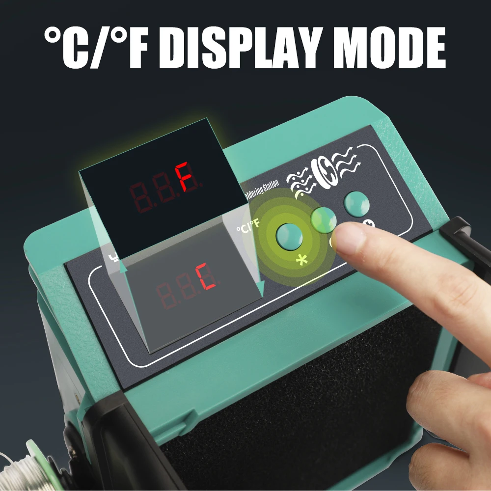 YIHUA 948DQ-II 125W Soldering Iron Station Soldering Fume Extractor Filter Smoke with 2 Helping Hands