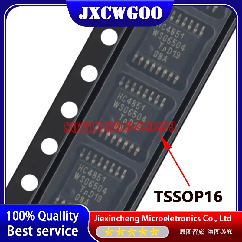 20 piezas 74HC4851PW HC4851 74HC157PW HC157 74LV4053PW LV4053 74HC4094PW HC4094 74HC4050PW HC4050 TSSOP16 nuevo original