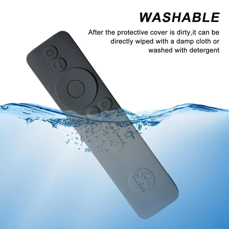 Suitable for xiaomi TV Stivk 4K Remote Control Cover Silicone Protective Dustproof Antifall Antislip Cover