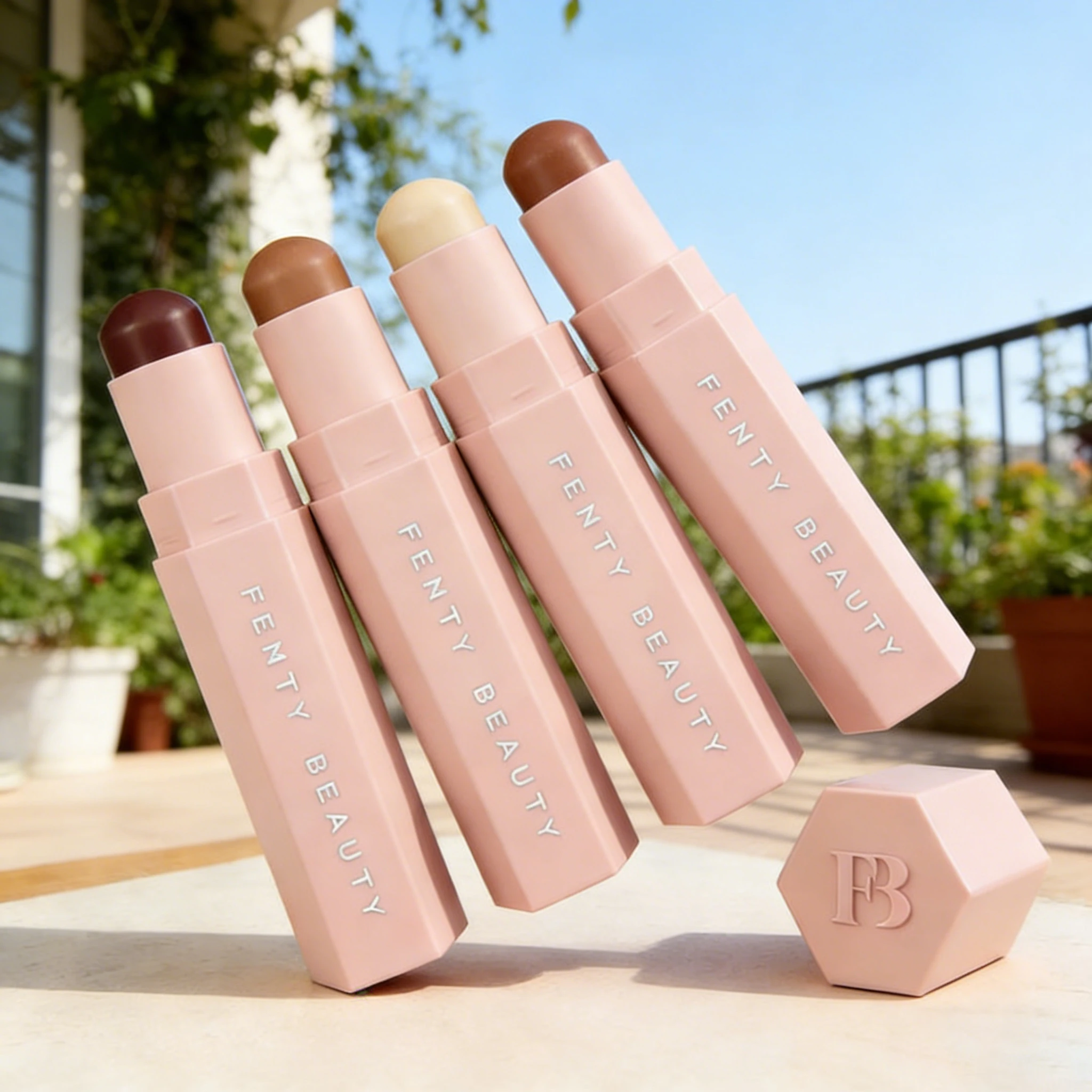 

Новый стик для контуринга Fenty Beauty: консилер, хайлайтер, тени для лица, матовый натуральный контурный стик, косметика для лица