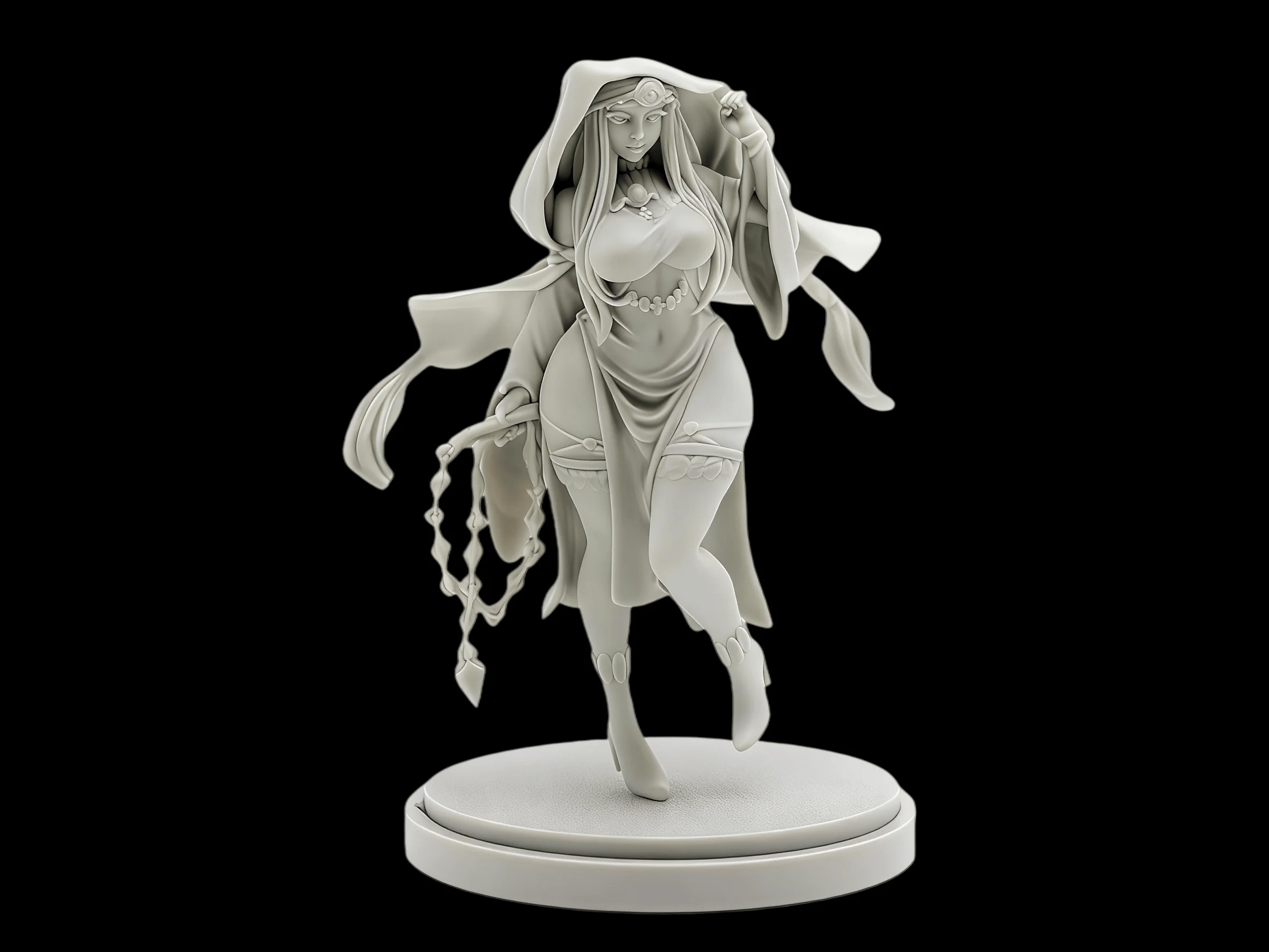 

40mm Cast Resin Model Assembly Kit, GK, Resin Holy Mage, Unpainted, Needs To Be Assembled