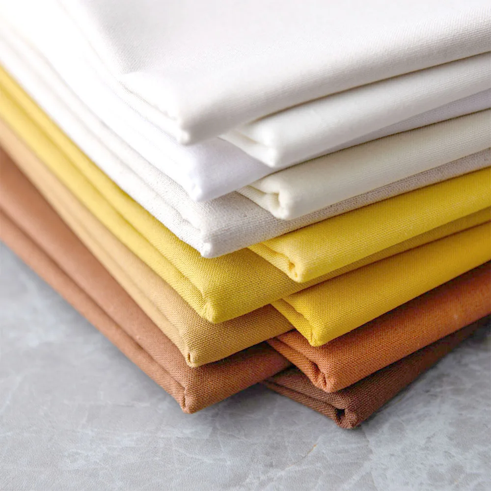 Rohes Tuch aus Baumwolle und Leinen, solide, atmungsaktive Stoffe für Handarbeiten, bestickt, Kreuzstich, DIY-Kleidung, Kleid, Hosen, Nähzubehör