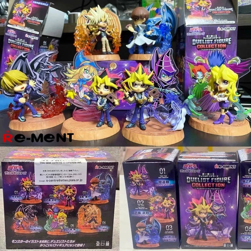 Re-ment Yu-Gi-Oh! Duel Monsters DUELIST FIGURE COLLECTION Blind Box Magician Viper Green-Eyed White Dragon Display Model Gifts