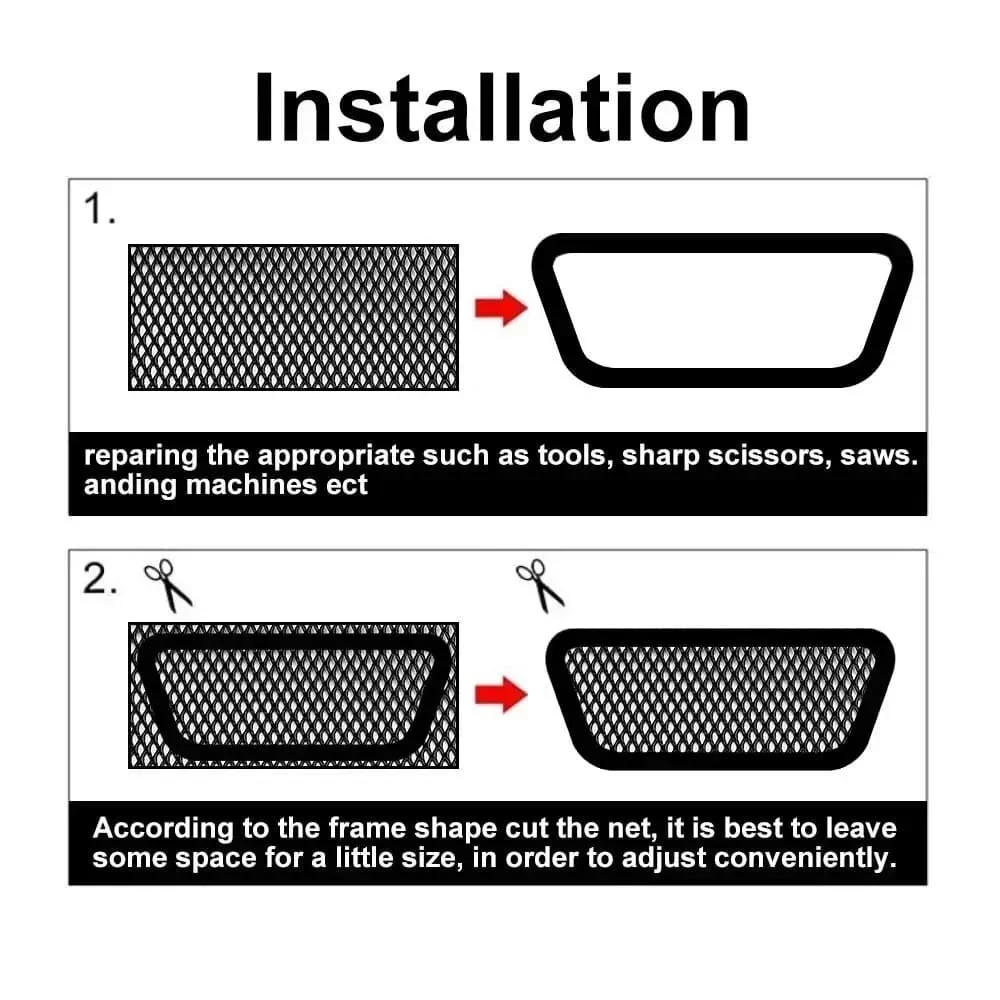 1pc Car Universal Hood Vent Grills Racing Honeycomb Bumper Vent Tuning Grill Mesh Spoiler Spoiler Bumper Vents Car Accessories