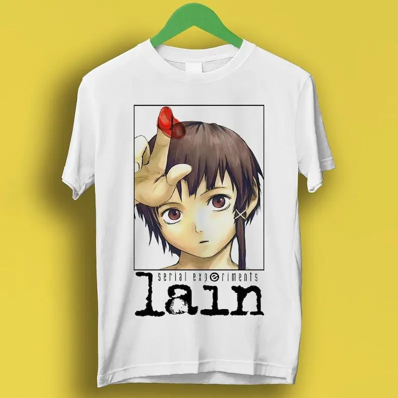 Serial Experiments Lain Anime Science Fiction Manga Meme Gift Funny Tee Style Unisex Gamer Cult Movie Music T Shirt P236