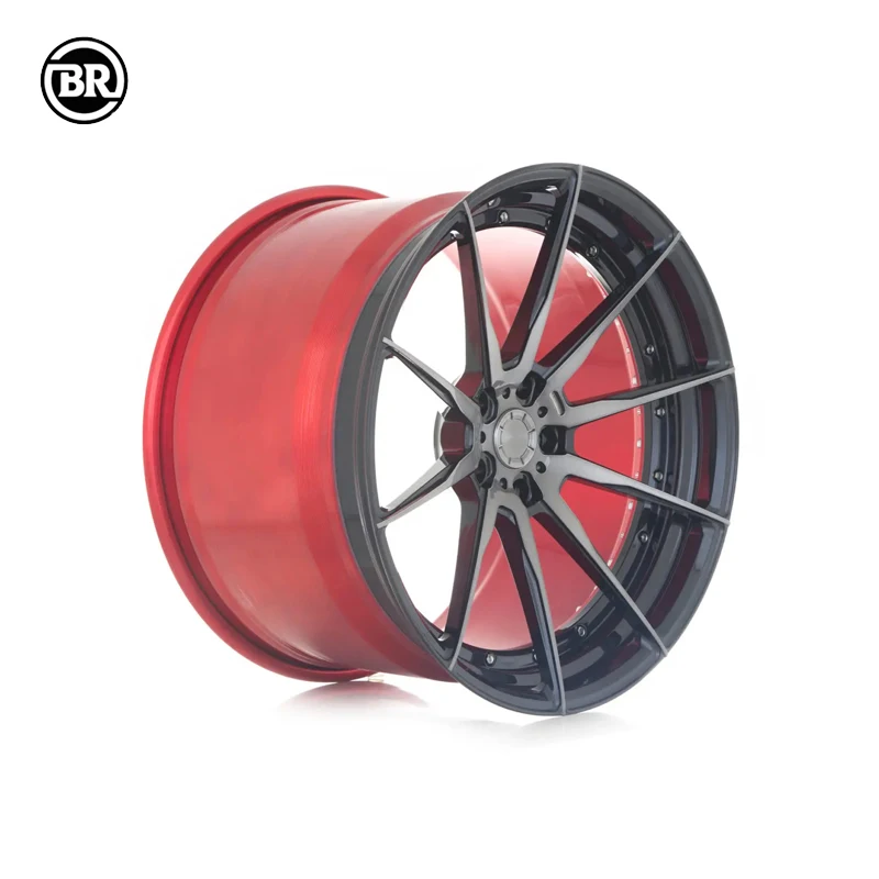 Custom Fully Refined Throwing Fine Polishing 18-26 Inch Racing Car Wheels Deep Dish Forged 5*130 Rims With Polished Lip