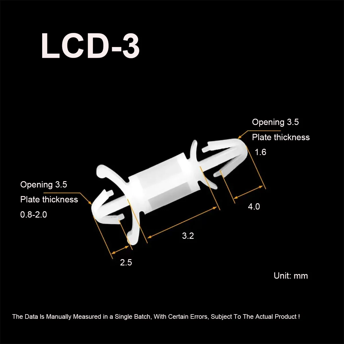 Nylon PCB Board Isolation Column Plastic Circuit Board Fixing Support Bracket With 3.5mm Hole Opening image 6