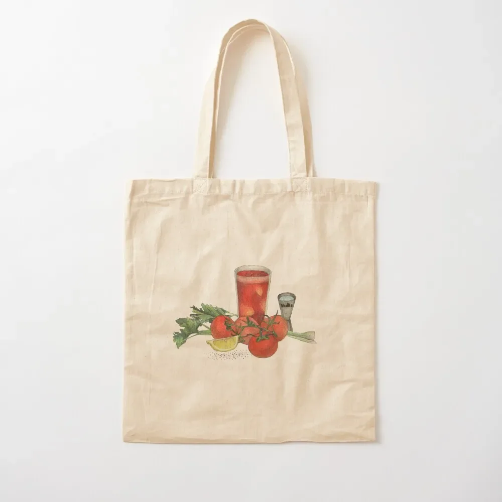 

bloody mary recipe Tote Bag canvas tote bag bag for beach Custom