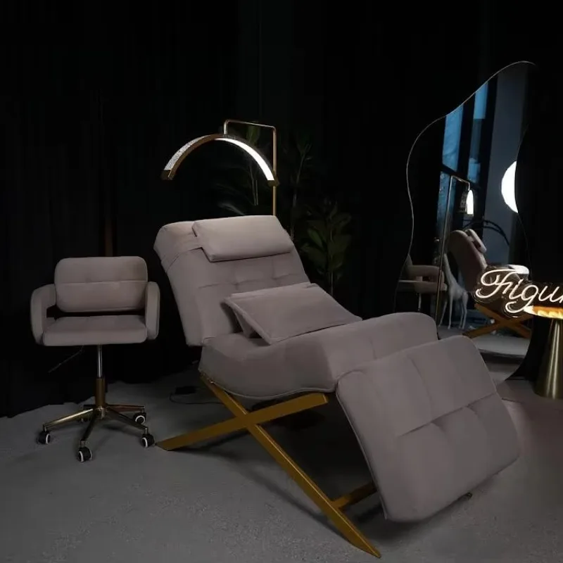 New Arrive Luxury Electric Massage Tables   Base Lifting Lash Bed Beauty Massage Salon Eyelash Set Customization Massag