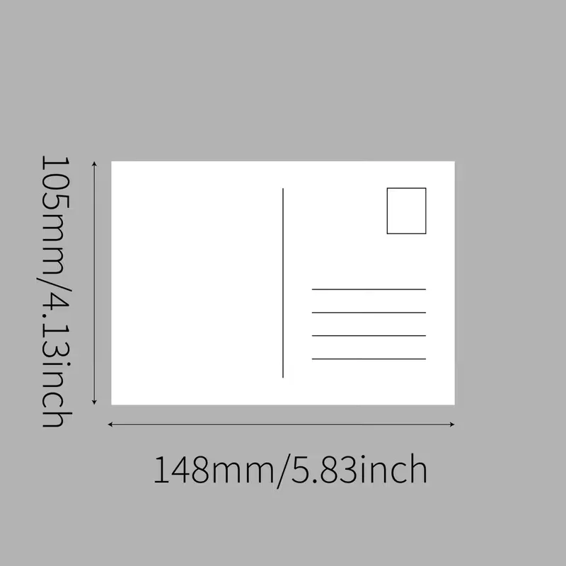 60-Pack Blank DIY Greeting Cards A6 Size White Cardstock for Birthday Wedding Baptism Communion - Blank Note Cards for All Occas
