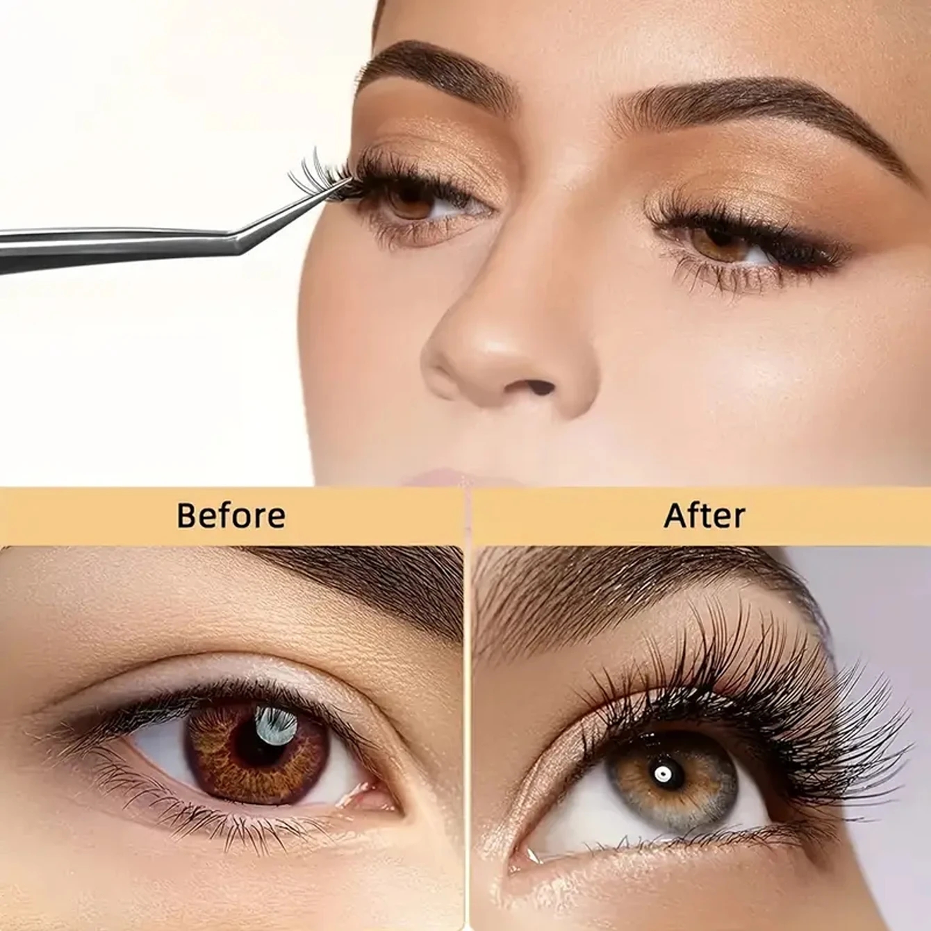 200 Stück individuelle DIY-Wimpern weich, natürlicher Look, 9–16 mm, anfängerfreundlich und wiederverwendbar, Katzenaugen-Stil, 0,07 mm Dicke