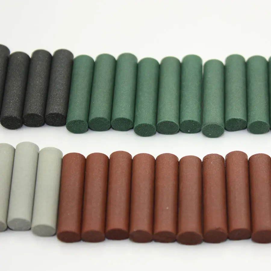 As rodas de lustro do silicone para o laboratório dental, brotos dentais, polidores dentais, 2,35mm, 40 parts um bloco