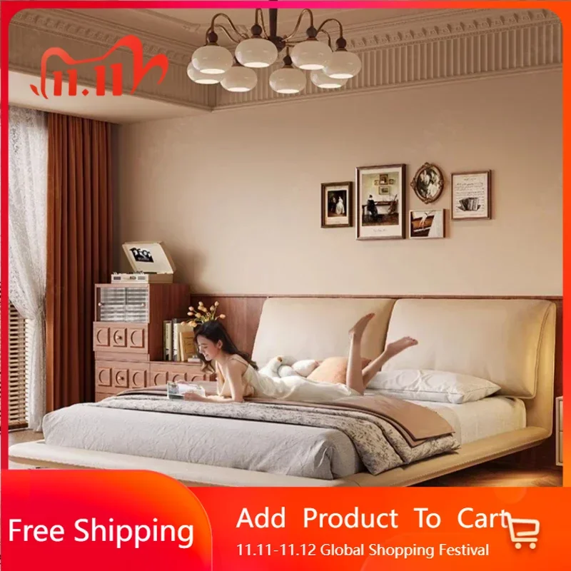 

Reception Adults Luxury Double Bed Modern Loft Princess Adults Queen Double Bed Bases Frames Store Salon Muebles Hotel Furniture