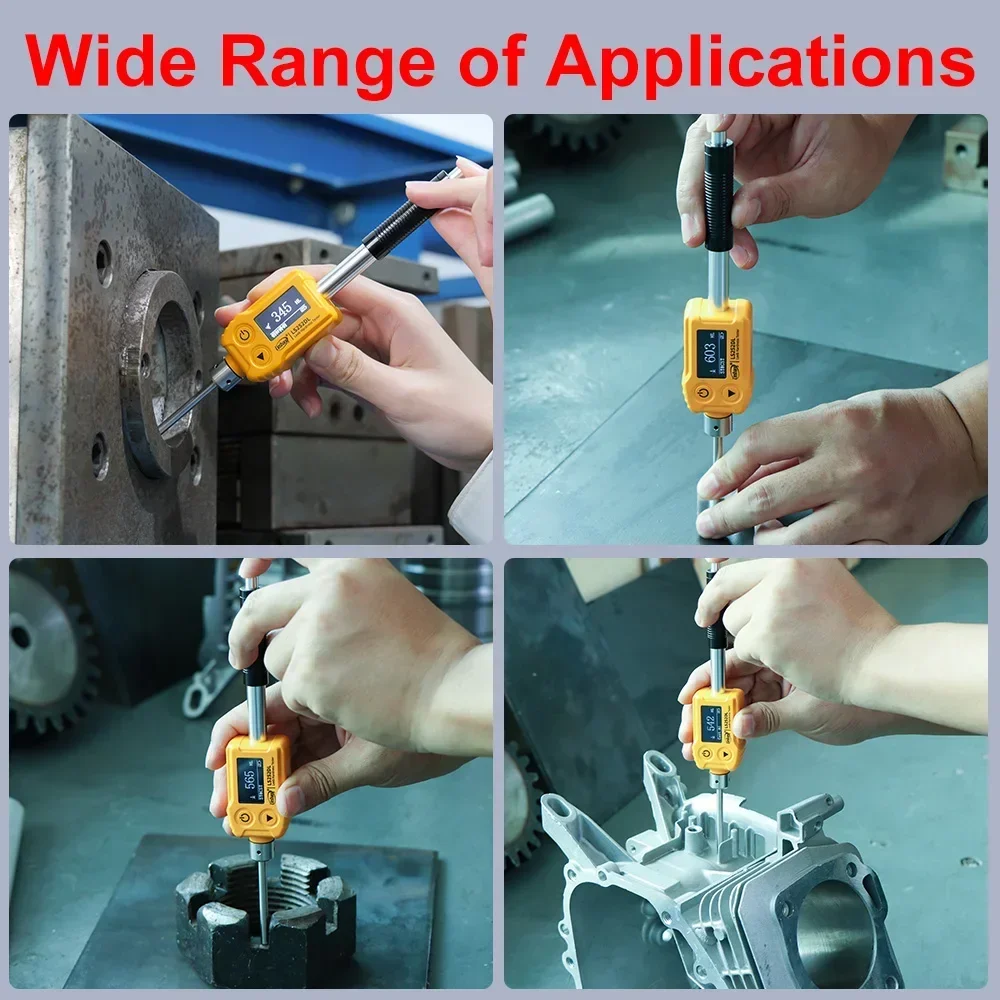 

NEW Own Brand LS252DL Digital Hardness Tester Alloy Mild Steel Portable Metal Leeb Hardness Tester for Gear