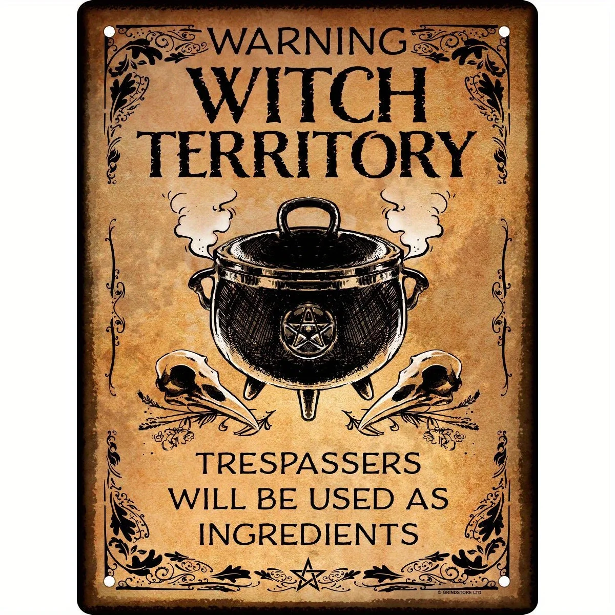 Vintage "Warning Wi… - image