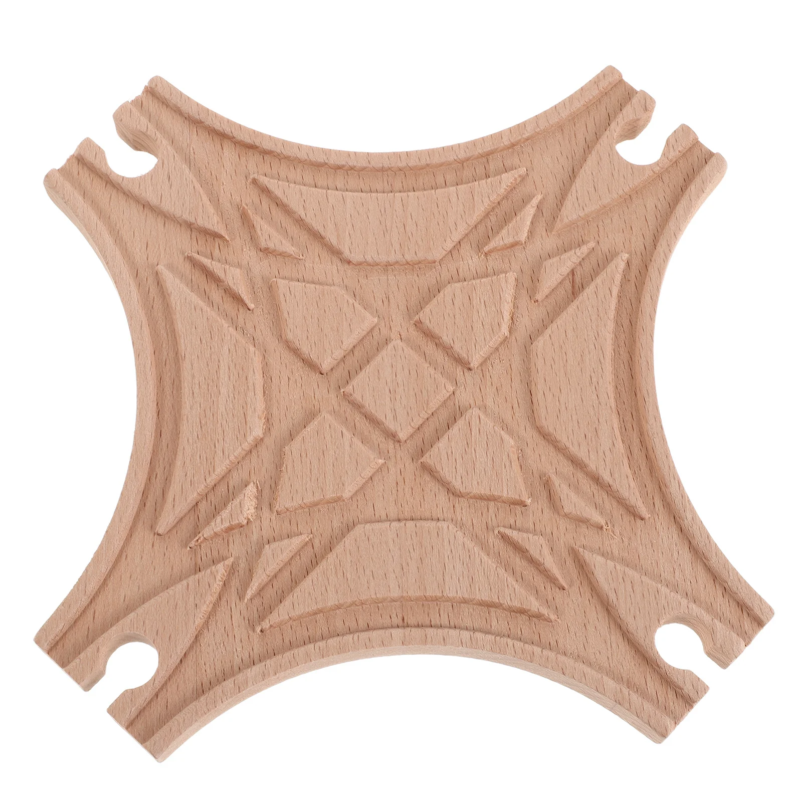 

Wooden Train Expansion Track Multi Way Switch Connector Universal Compatibility Wooden Railway Games Accessories