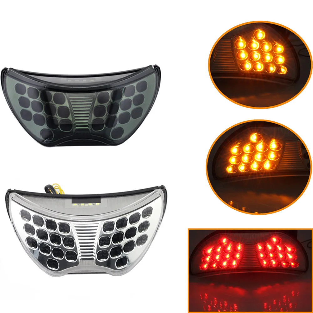 Motorcycle Rear Turn Signal Tail Stop Light Lamps Integrated LED For Honda CBR 600 CBR600 F4 1999 2000 99 00 F4I 2004 2005 2006