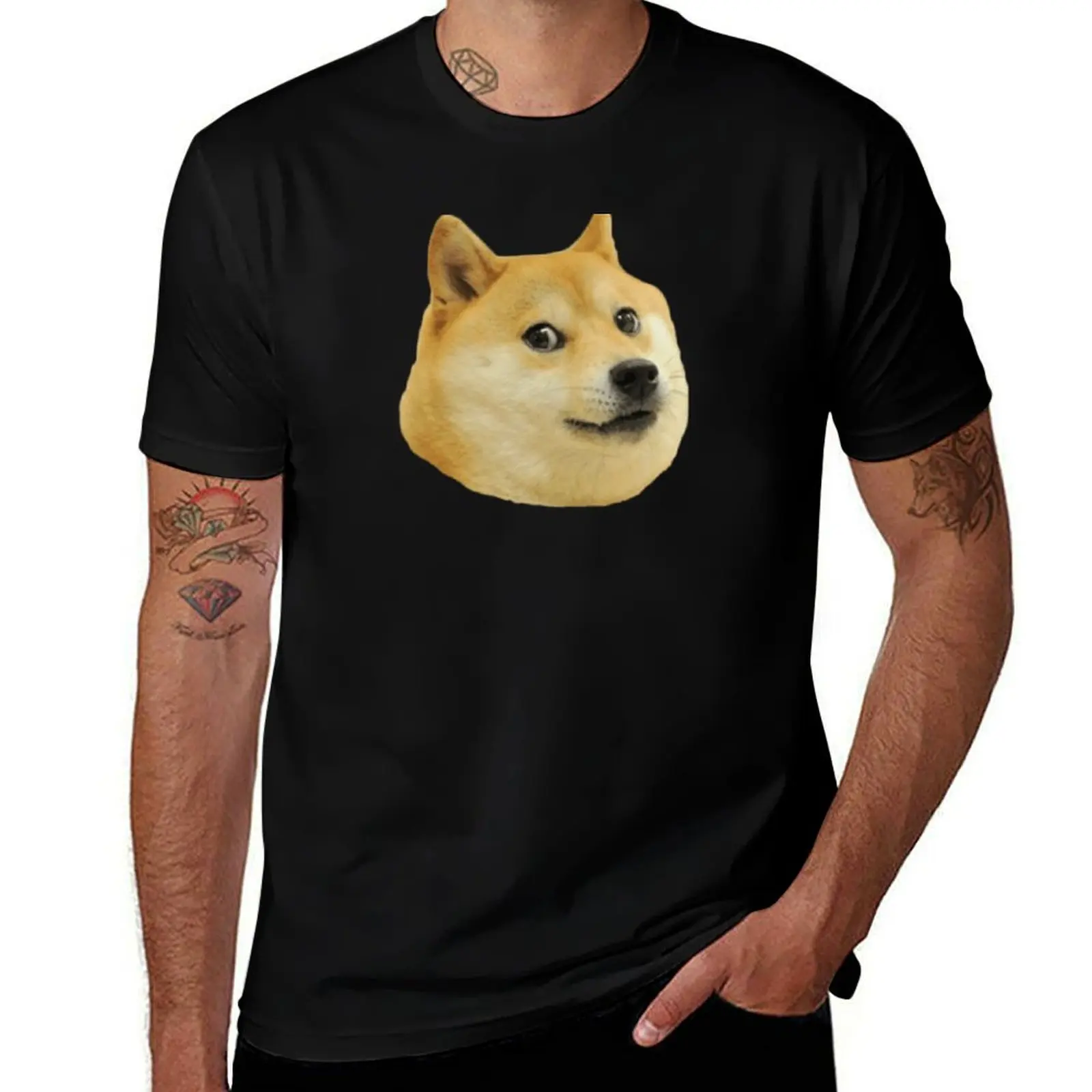 

Футболка Doge Head meme, мужские футболки с рисунком, мужская футболка, дизайнерская футболка